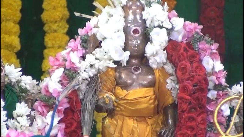 kandha sashti festival special pooja started at tiruchendur temple in thoothukudi district vel