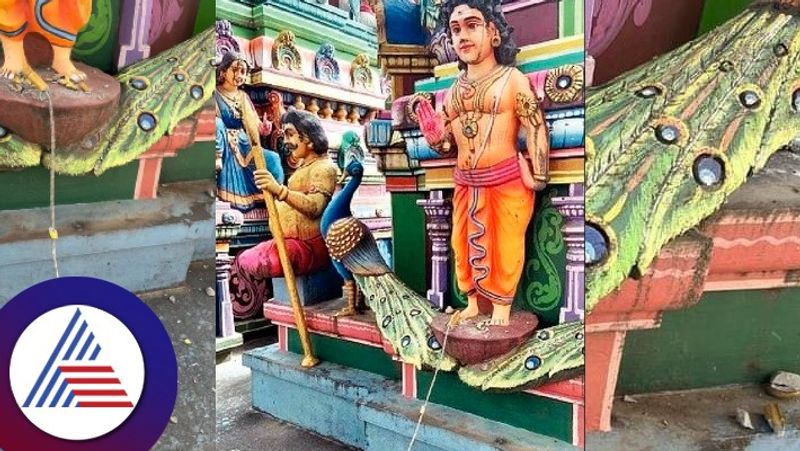 The miscreants who broke the tower idol of Subrahmanya temple at bengaluru rav