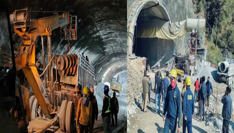 Uttarakhand Tunnel Collapse 3rd day of rescue mission new drill machine in action ans