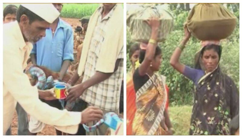 Diwali celebration by shepherds in koppal nbn