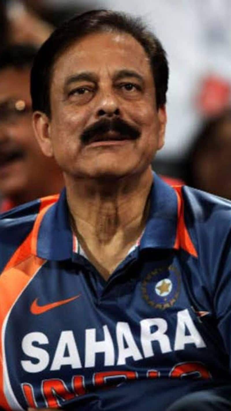 sahara group chairmen subrata roy passed away sahara sponsor indian cricket team kxa 