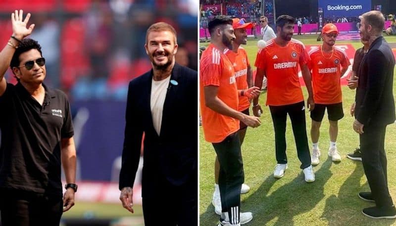 cricket ODI World Cup 2023: David Beckham interacts with Tendulkar, Indian players ahead of semifinal clash vs NZ osf