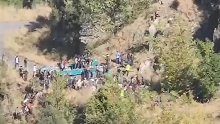 Major accident in Jammu and Kashmir: Over 25 lives lost as bus plunges into Chenab river gorge AJR