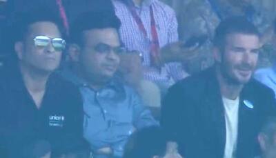 IND vs NZ: Jay Shah trolled for sitting between Sachin Tendulkar, David Beckham; sparks meme fest