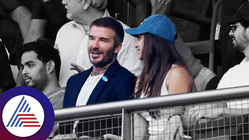 World Cup Semi Final  Kiara Advani Sidharth Malhotra In A Pic With David Beckham At India Vs New Zealand Rao