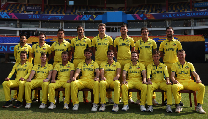 cricket Australian team gets traditional welcome in Ahmedabad ahead of WC final against India (WATCH) osf