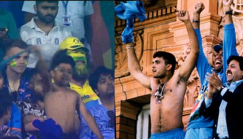 AUS vs SA: Young fan repeating iconic Sourav Ganguly jersey celebration in Kolkata wins hearts (WATCH) snt