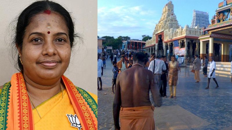 3000 rupees fee to visit tiruchendur murugan! Great injustice! vanathi srinivasan tvk