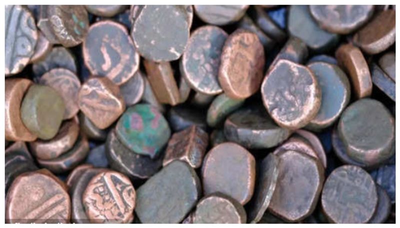 832 centuries-old copper coins were found in a jar while cleaning a cashew plantation in Goa bkg