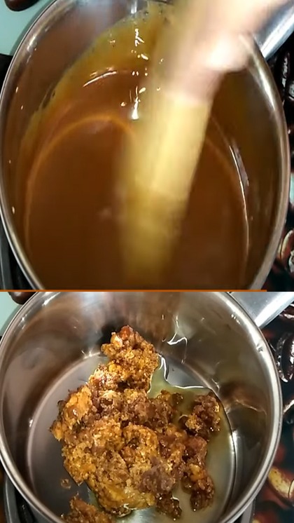 Prepare Jaggery Syrup