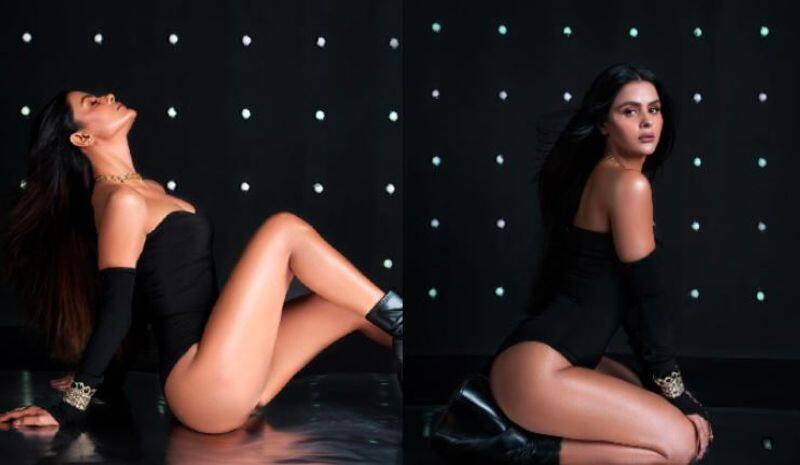 Bigg Boss Fame Priyanka Choudhary Goes Bold In Black Outfit, Raises Heat With Sensuous Photos Vin