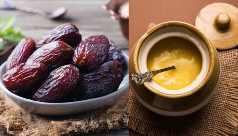 benefits of eating dates soaked in ghee