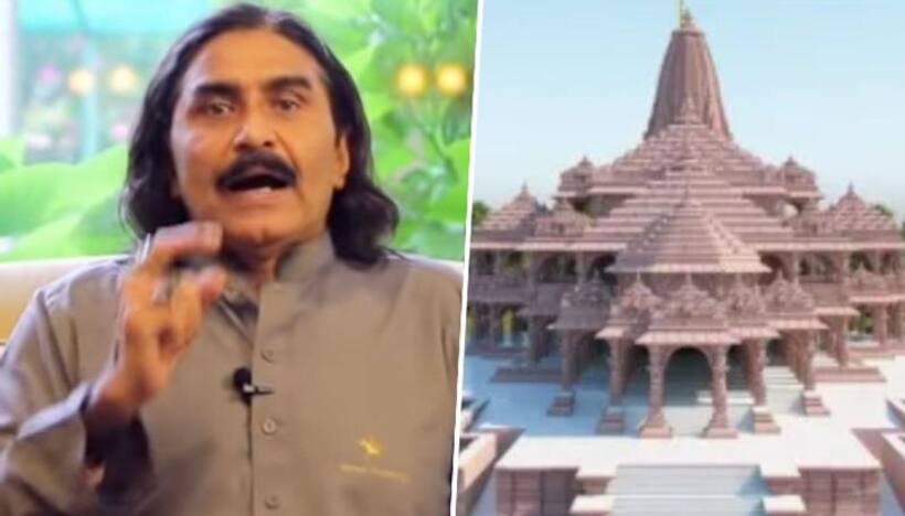 అయోధ్య మందిరాన్ని దర్శించిన హిందువులు ముస్లింలుగా బయటకొస్తారు - జావేద్ మియాందాద్ పాత వీడియో వైరల్ (వీడియో)