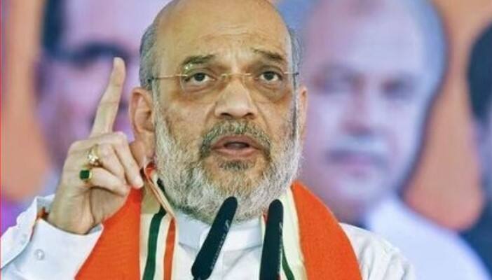 Union Home Minister Amit Shah at the Sakala Janula Vijaya Sankalpa Sabha meeting in Nalgonda KRJ