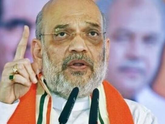 Union Home Minister Amit Shah at the Sakala Janula Vijaya Sankalpa Sabha meeting in Nalgonda KRJ