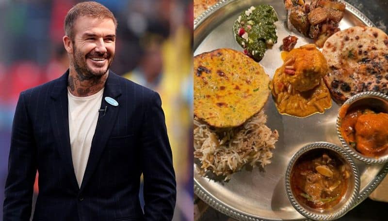 football Paneer tikka, biryani, dahi chaat and more - David Beckham's culinary adventure in India; see pictures snt