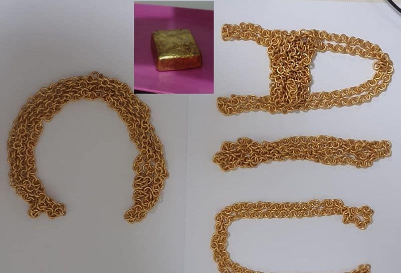 customs officials seized 1 26 crore worth gold at bengaluru airport gvd