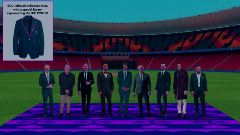 BCCi officials will give Special Blazer to be presented to all the World Cup winning captains on November 19th Tomorrow at Ahmedabad Stadium rsk