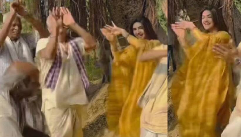 Sreeleela :  లీలమ్మ క్రేజ్.. పండు ముసలైనా ఆడాలా.. తాతలతో నాగిని డాన్స్ వేయించిన శ్రీలీలా.!