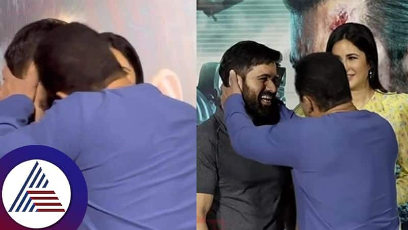 Salman Khan Tries To Kiss Emraan Hashmi Leaving Katrina Kaif Shocked At Tiger 3 Event suc