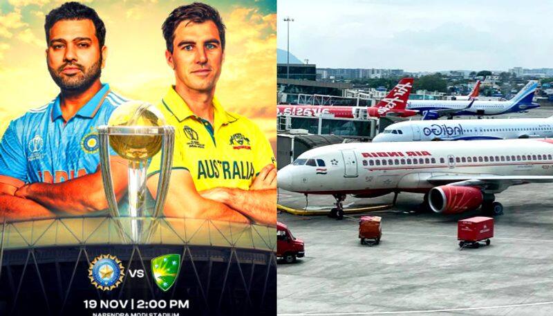 flight tickets shoot up for Cricket World Cup final