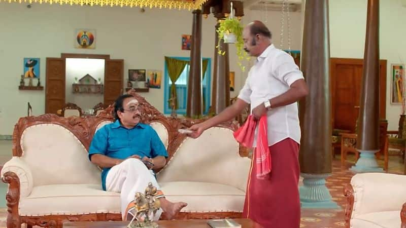 The friends come to know that Shanmugam is bharani husband