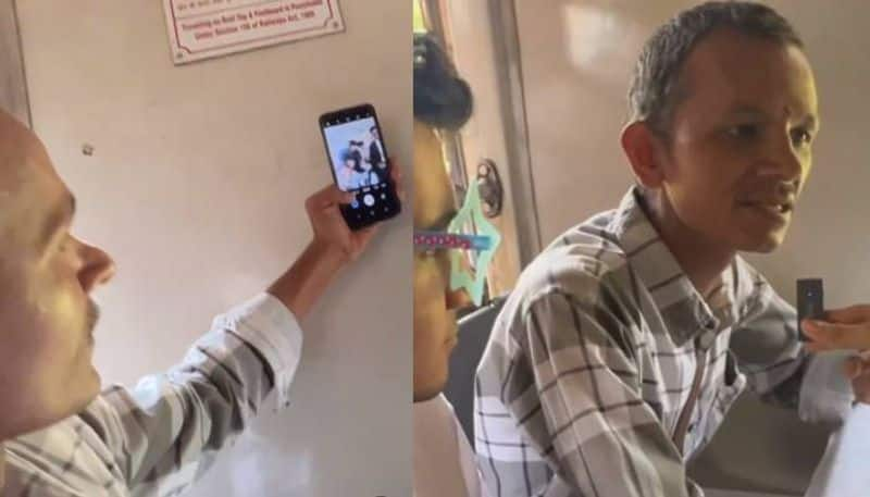 content creator set up restaurant in mumbai local train viral video rlp 