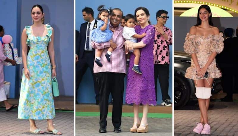 Mukesh, Nita Ambani celebrate their grandchildren's first birthday, celebs attend in floral outfits RKK