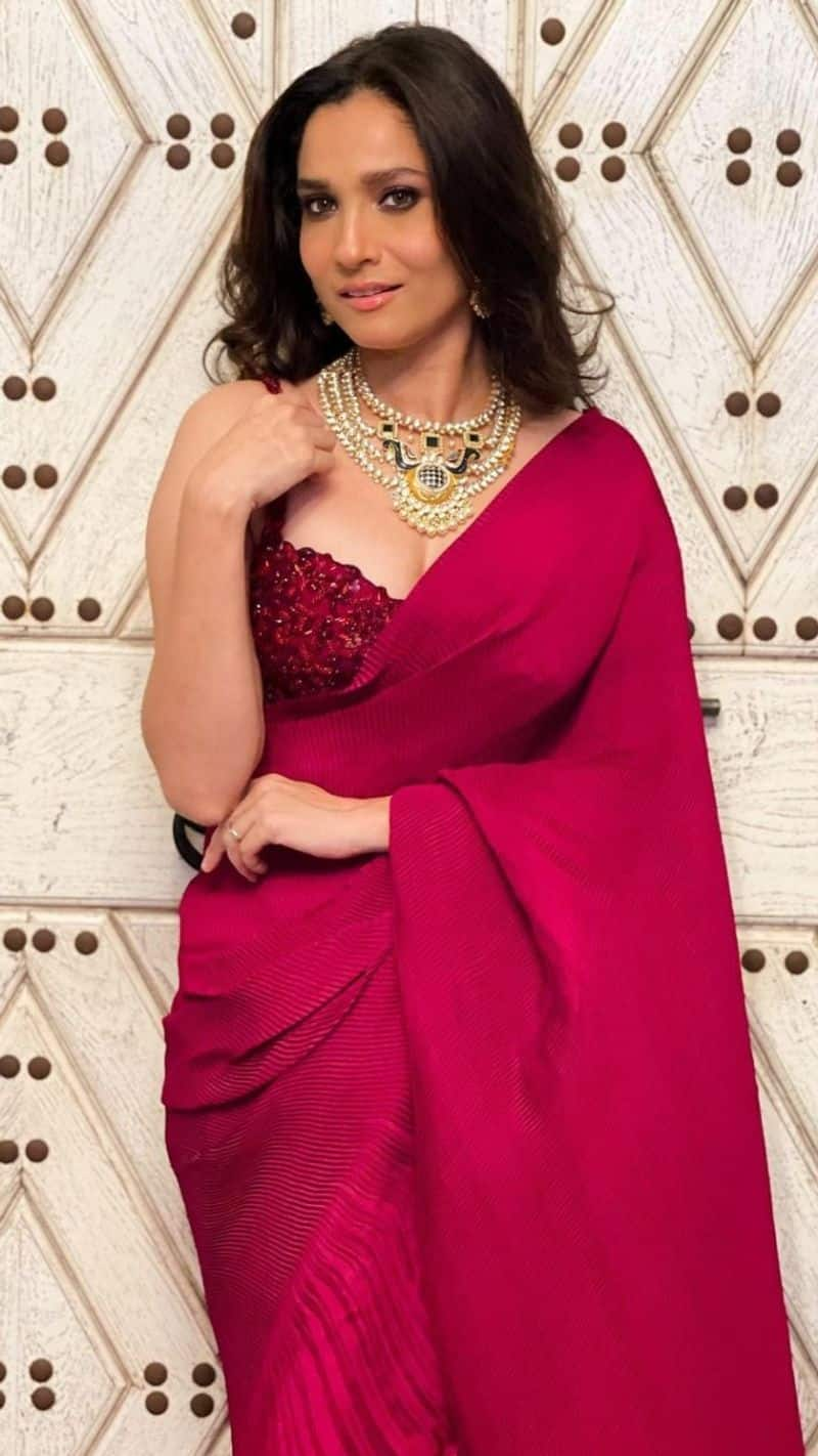 ankita lokhande 10 silk saree design for wedding kxa 