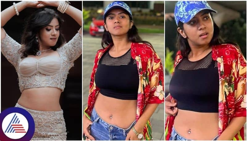 Bharjari Bachelors reality Show winner Lasya Nagaraj Showed her hot navel Piercing sat