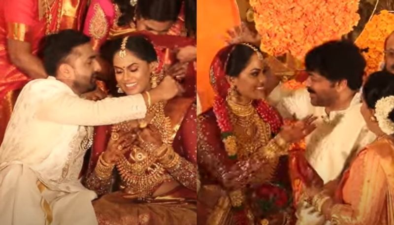 Malayalam actress Karthika Nair enters wedlock; Chiranjeevi, Suhasini, Revathi and more attend anr