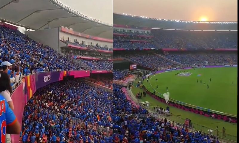 ICC World Cup 2023 Fans chant Hanuman Chalisa during India vs Australia Final ckm