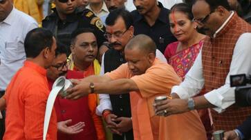 cm yogi adityanath reached at lakshman mela ghat for chhath puja zkamn