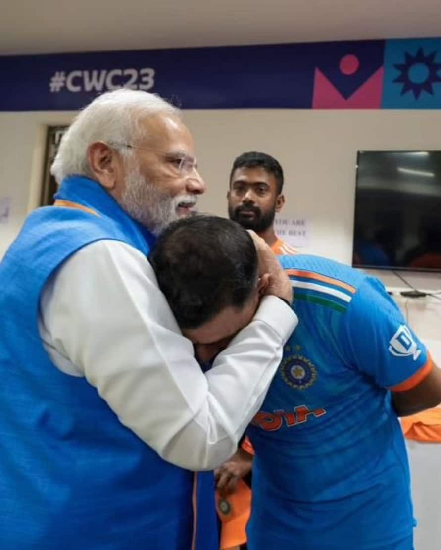 PM Narendra Modi Special Gesture After India World Cup Final Loss against Australia kvn