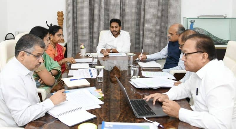 mount  pressure on Centre to honour promises under AP Reorganisation Act 2014: YS Jagan to officials lns