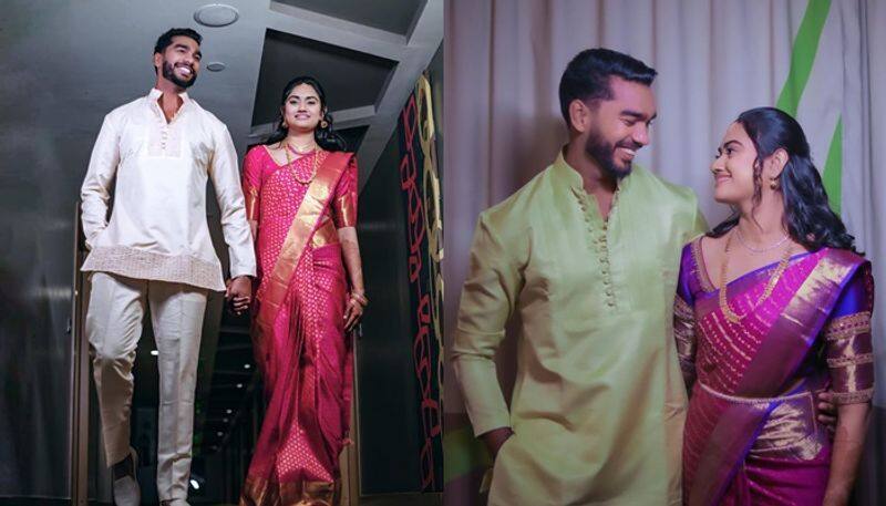 Team India Batsman Venkatesh Iyer gets engaged to Shruti Raghunathan san