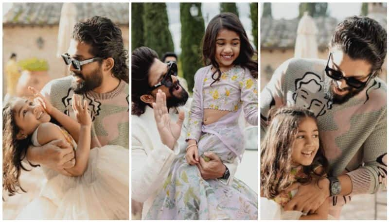 Allu Arjun shares adorable photos of daughter on her birthday; lovingly calls her 'My bundle of joy' SHG