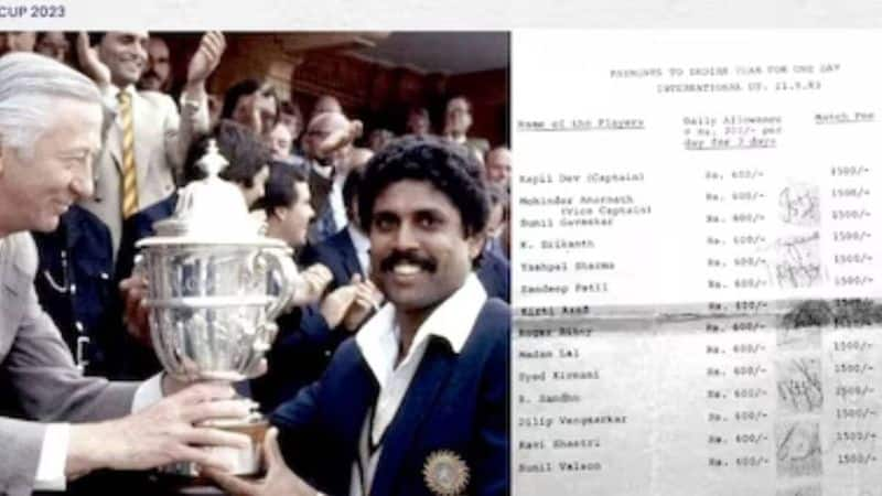 Do you know the salary of Indian cricketers in 1983? Viral photo.. Rya