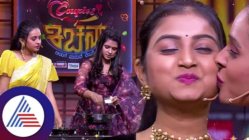 Puttakkana Makkalu  sisters real life cooking in Zee Kannadas Kitchen programme suc