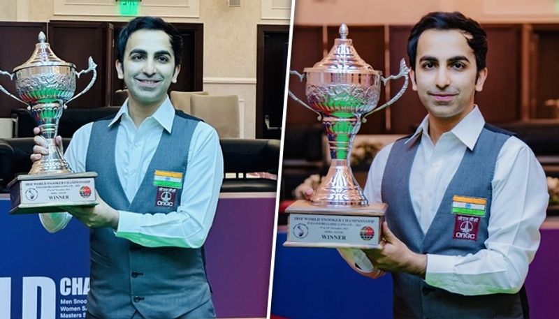 Pankaj Advani clinches 26th IBSF World Billiards Championship Title in Doha after defeating Sourav Kothari osf