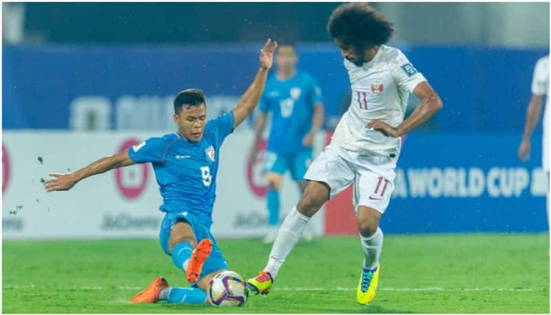 India vs Qatar FIFA World Cup Qualifiers 2026 live India Lose 0-3 Against Qatar but India second in point table asd