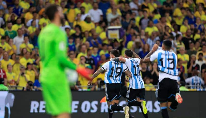 FIFA World Cup 2026 qualifiers Nicolas Otamendi scores Brazil lose to Argentina at Maracana jje 