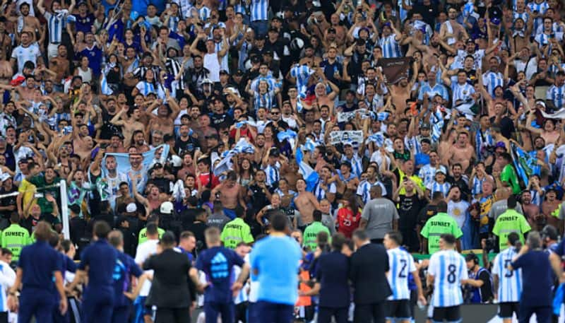 Watch Argentina Football team dramatic celebration after win over Brazil in FIFA World Cup 2026 qualifiers jje