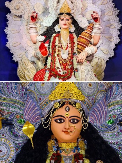 Jagadhatri Puja 2023: 7 idols of Goddess in Chandannagar