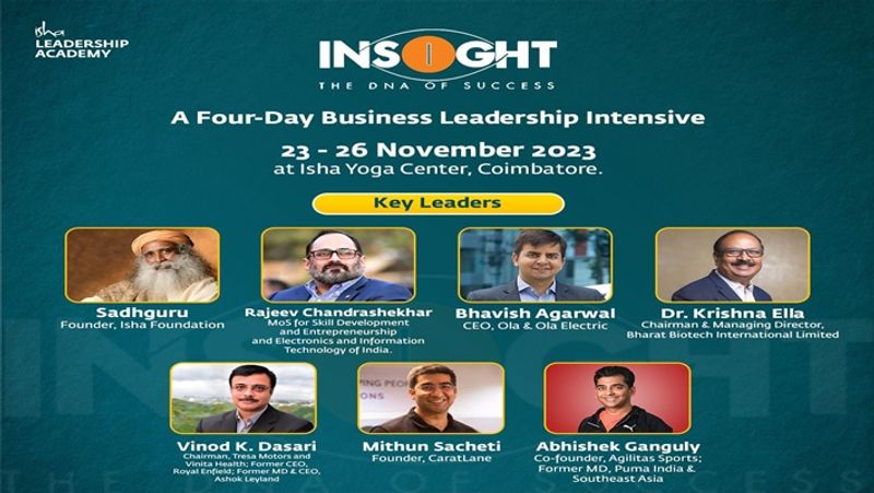 Sadhguru Academy to host 12th edition of INSIGHT The DNA of Success smp