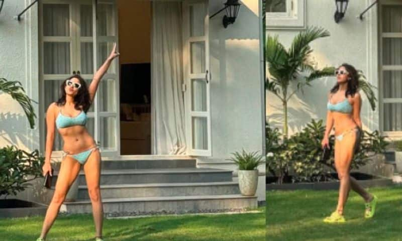 Sara Ali Khan flaunts washboard abs as she poses in a bikini in new photos from Goa Vin