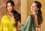 sara tendulkar outfits collection Designer lehenga for women party wear photos kxa 