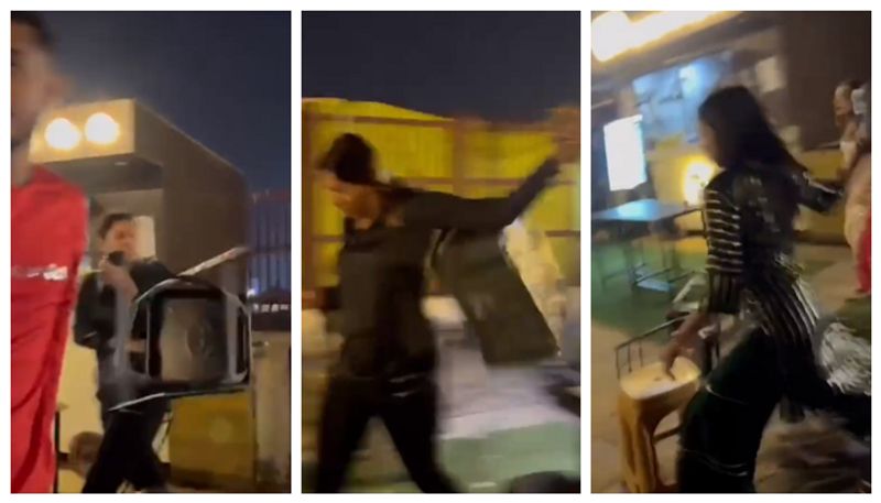 video of young women fighting on the street has gone viral on social media bkg