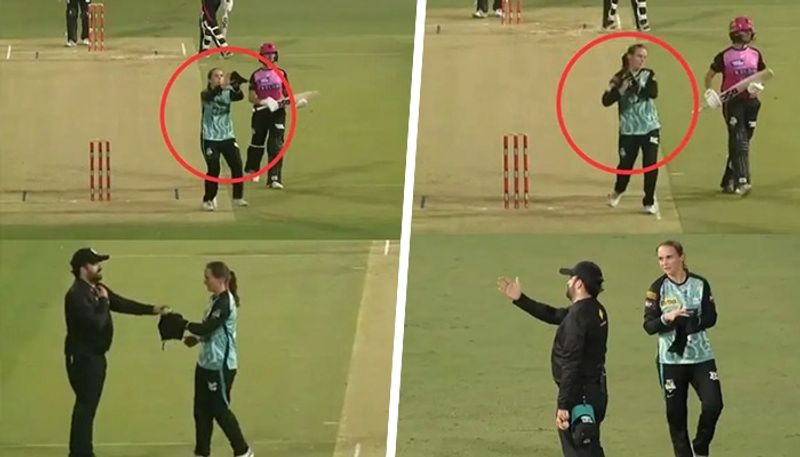 cricket WBBL 2023: Brisbane Heat penalized 5 runs as player grabs ball with towel (WATCH) osf