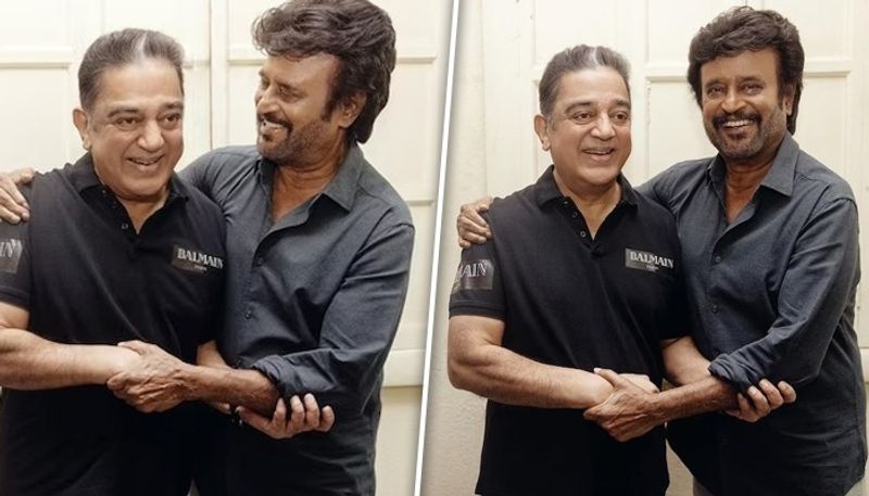 Treat for all Rajinikanth, Kamal Haasan's fans: Both stars shoot in same studio after 21 years (Photos) RBA